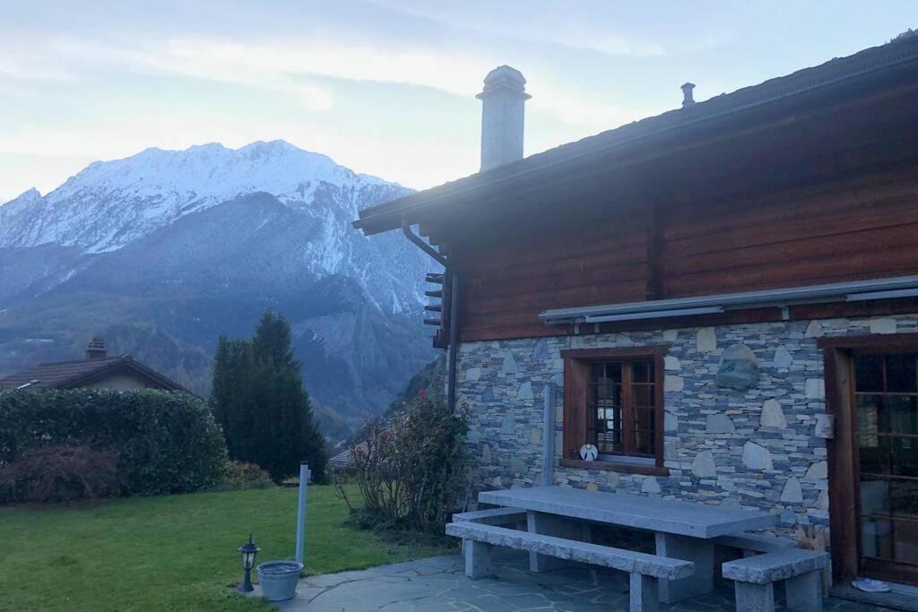 Chalet Edelweiss - Verbier, Mountain Views, Jacuzzi! Volleges 外观 照片